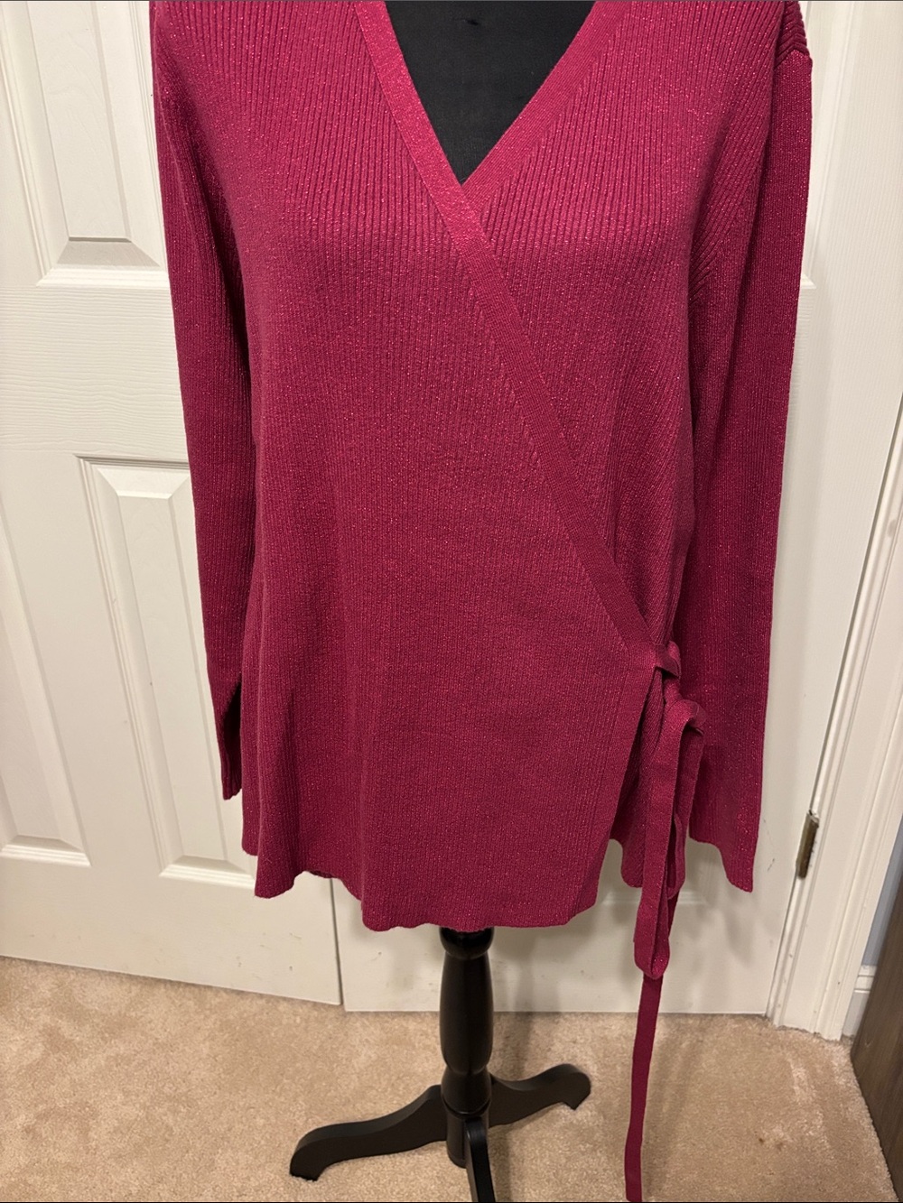 Soft Surroundings Clare Wrap Sweater - Picture 4 of 11